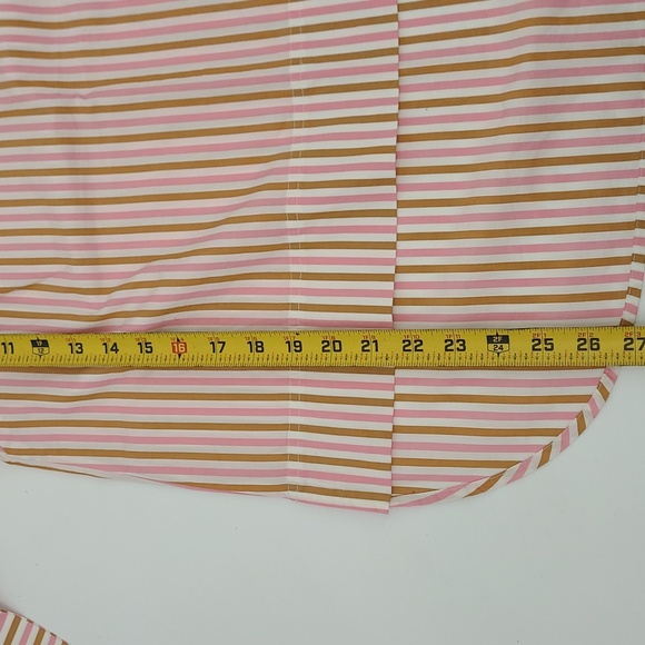 NWT J. Crew Striped Cotton Blouse Women's Size 2 - Picture 11 of 12